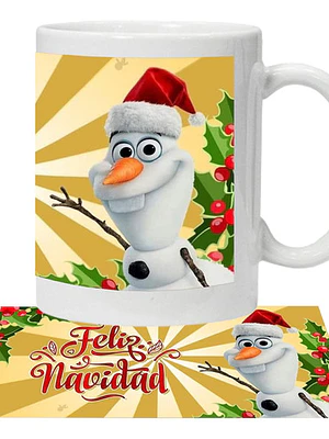 Tazón Feliz Navidad Olaf Frozen Grafimax