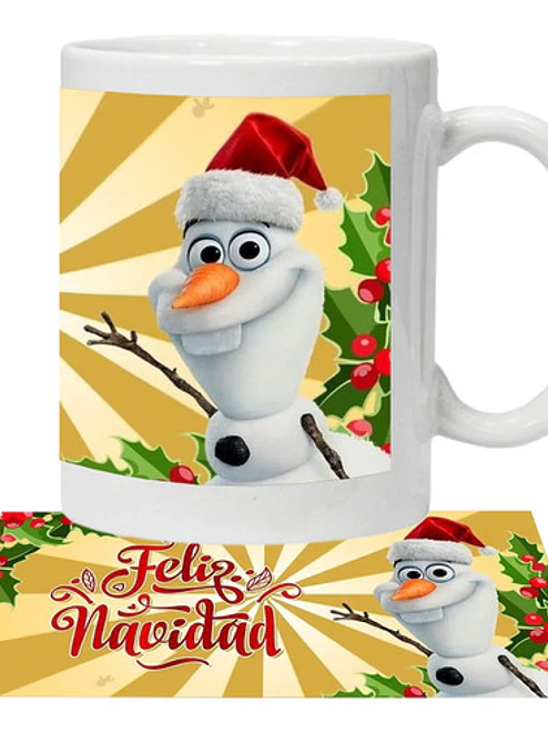 Tazón Feliz Navidad Olaf Frozen Grafimax 1