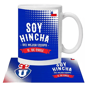 Tazón Soy Hincha Del Mejor Equipo U. De Chile Grafimax