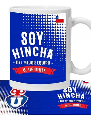 Tazón Soy Hincha Del Mejor Equipo U. De Chile Grafimax