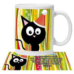 Tazón Feliz Navidad Gatito Grafimax