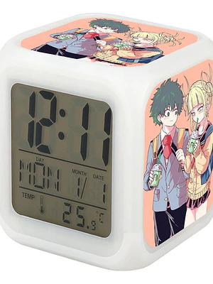 Reloj My Hero Academy Anime Despertador Led Digital Grafimax