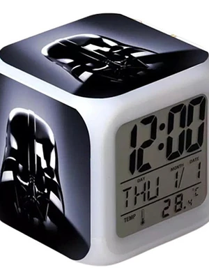 Reloj Darth Vader Despertador Led Digital Luz Grafimax