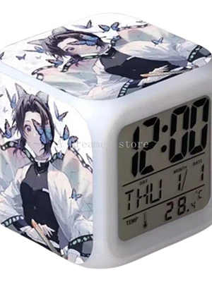 Reloj Demon Slayer Shinobu Despertador Digital Luz Grafimax