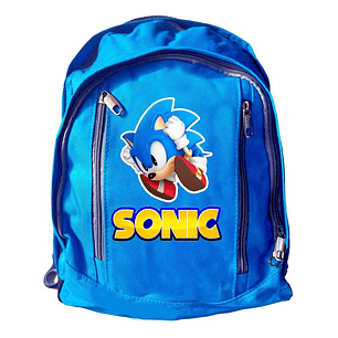 Mochila Sonic The Hedgehog Roll Videojuegos Kawaii Grafimax