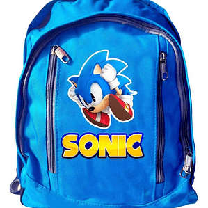 Mochila Sonic The Hedgehog Roll Videojuegos Kawaii Grafimax