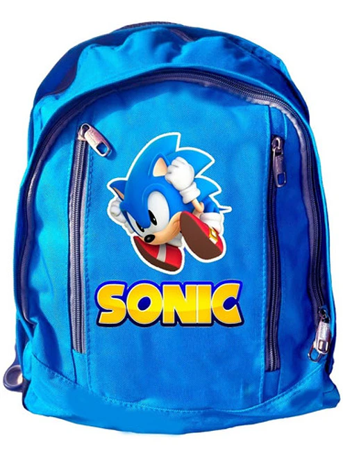 Mochila Sonic The Hedgehog Roll Videojuegos Kawaii Grafimax 1