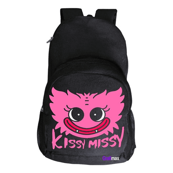 Mochila Kissy Missy Poppy Playtime 20 Litros Negra Grafimax 1