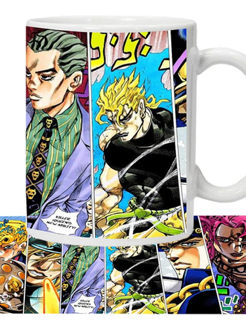 Tazón Jojo'S Bizzare Adventure Jotaro Comic Anime Grafimax 1
