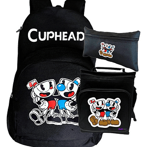 Mochila Cuphead Pack Lonchera Estuche Grafimax