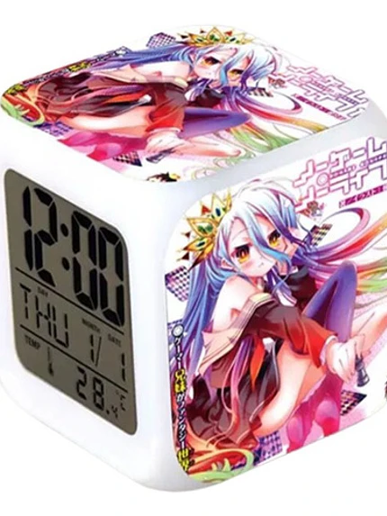 Reloj No Game No Life Anime Despertador Led Digital Grafimax 1