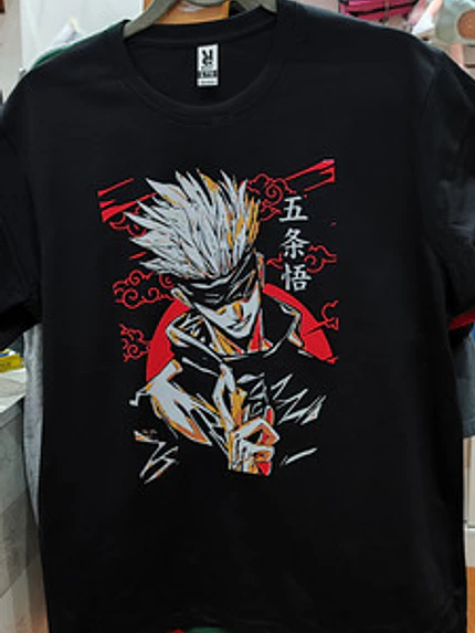 Polera Satoru Gojo Jujutsu Kaisen Anime Grafimax 2