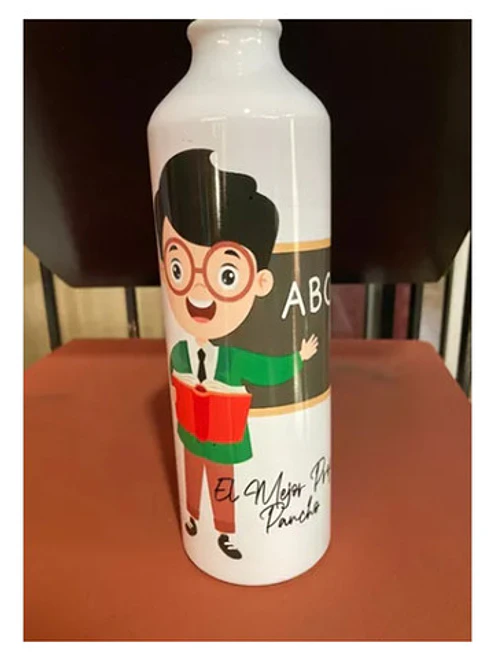 Pack Botella Agua Personalizada Bolsa Regalo Avatar Profesor 6