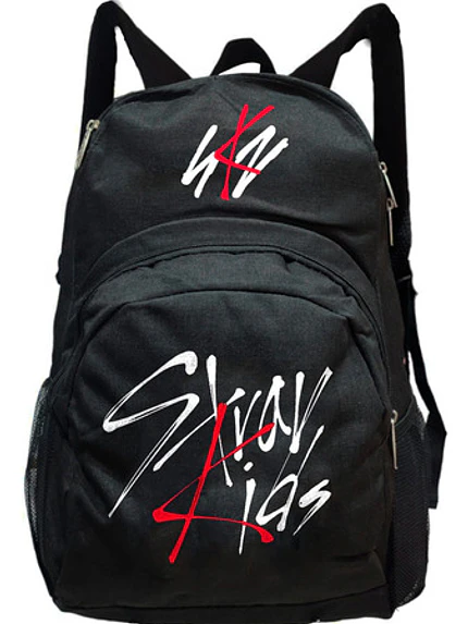Mochila Stray Kids Música K - Pop 20 Litros Negra Grafimax 1