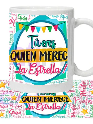 Tazón Profesora Maestro Tíº Eres Quien Merece Grafimax