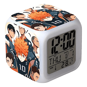 Reloj Haikyuu Anime Despertador Led Digital Grafimax