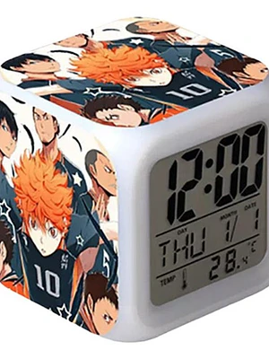 Reloj Haikyuu Anime Despertador Led Digital Grafimax