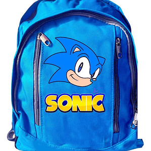 Mochila Sonic Thumb Up Sega Negra Grafimax