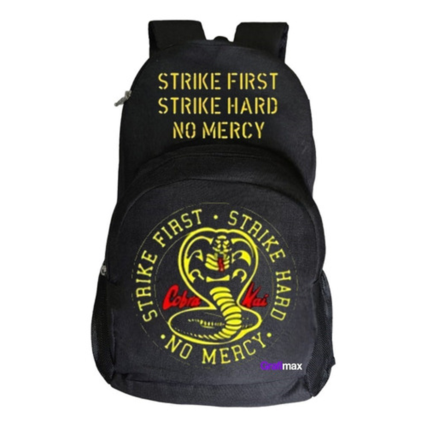 Mochila  Cobra Kai Logo Karate Mediana Grafimax 1