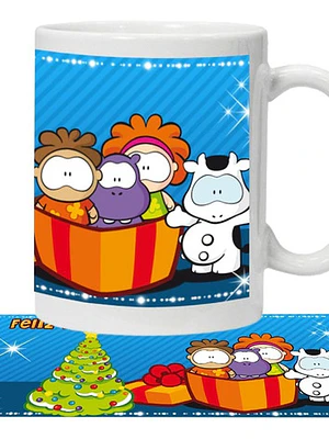 Tazón Feliz Navidad Cowco Y Sus Amigos Grafimax