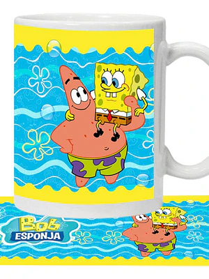 Tazón Bob Esponja Y Patricio Estrella Grafimax