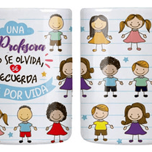 Tazón Profesora Profesor Educador No Se Olvida Grafimax