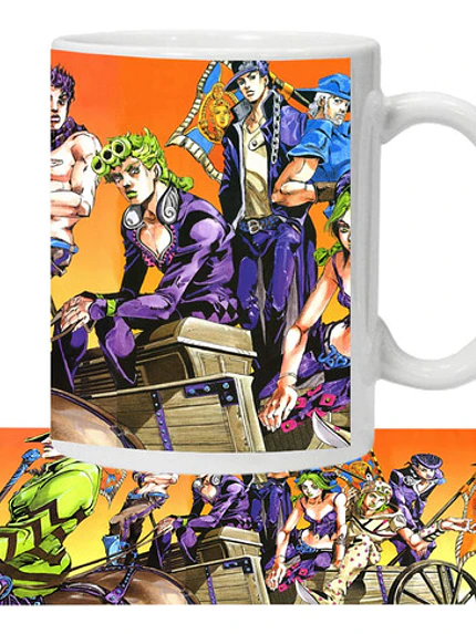 Tazón Jojo'S Bizzare Adventure Jotaro Koju Anime Grafimax 1