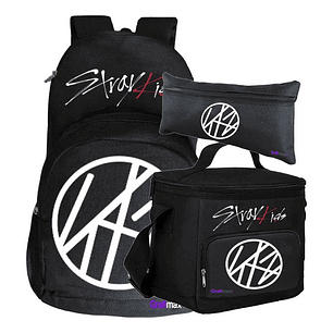 Mochila Stray Kids Kpop Pack Lonchera Estuche Grafimax