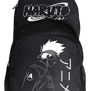 Mochila Naruto Sasuke Uchiha Anime 20Litros Negra Grafimax