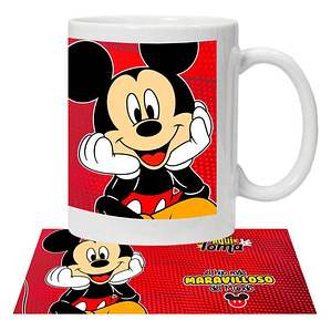 Tazón Mickey Aquí­ Toma El Hijo Más Maravilloso Grafimax