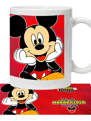 Tazón Mickey Aquí­ Toma El Hijo Más Maravilloso Grafimax