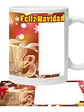 Tazón Navideño Foto Personalizada Feliz Navidad Grafimax - Miniatura 1