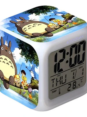 Reloj Totoro Despertador Led Digital Luz Grafimax