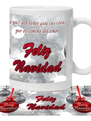 Tazón Feliz Navidad Que El Señor Guí­E Sus Corazones Grafimax
