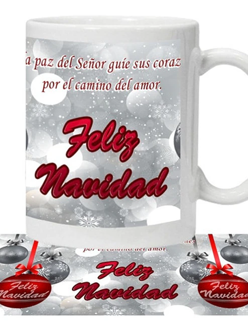 Tazón Feliz Navidad Que El Señor Guí­E Sus Corazones Grafimax 1