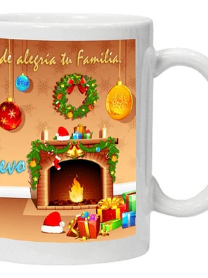 Tazón Feliz Navidad Dios Bendiga Tu Vida Grafimax