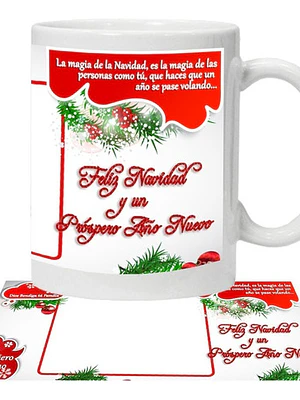 Tazón Personalizado Foto Feliz Navidad Grafimax