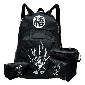 Mochila Dragon Ball Goku Lonchera Estuche Grafimax