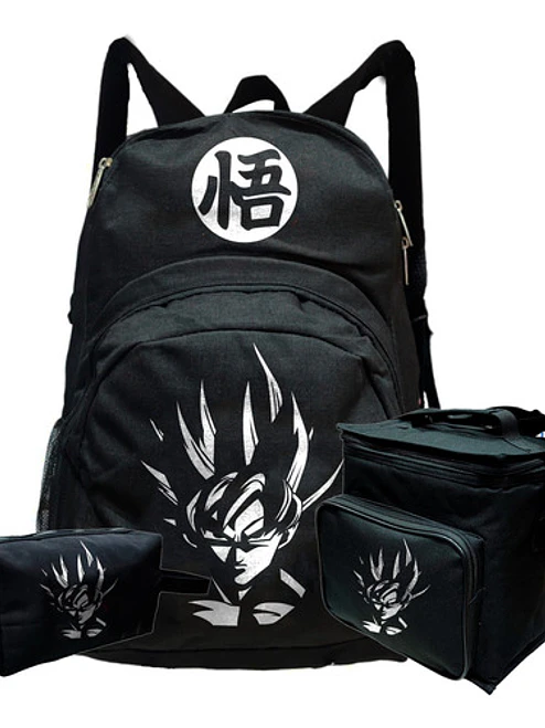 Mochila Dragon Ball Goku Lonchera Estuche Grafimax 1