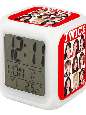 Reloj Twice Grupo K - Pop Despertador Digital Grafimax