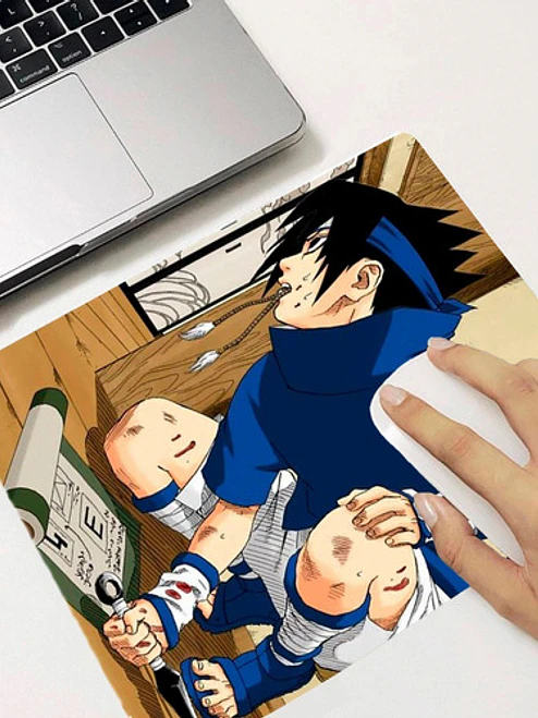 Mousepad Liso 20X17 Cm Naruto Sasuke Anime Grafimax 1