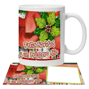 Tazón Feliz Navidad Foto Personalizada Grafimax
