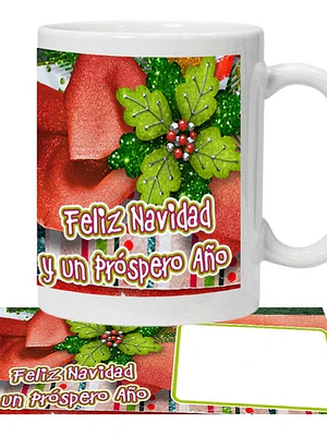 Tazón Feliz Navidad Foto Personalizada Grafimax