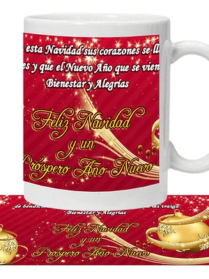 Tazón Personalizado Feliz Navidad Grafimax