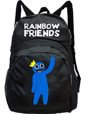 Mochila Rainbow Friends Blue 20 Litros Negra Grafimax