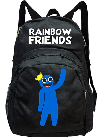 Mochila Rainbow Friends Blue 20 Litros Negra Grafimax 1