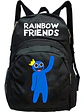 Mochila Rainbow Friends Blue 20 Litros Negra Grafimax - Miniatura 1
