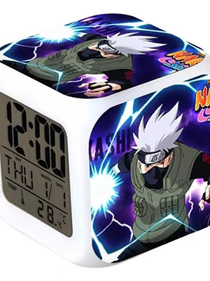 Reloj Naruto Kakashi Despertador Led Digital Luz Grafimax