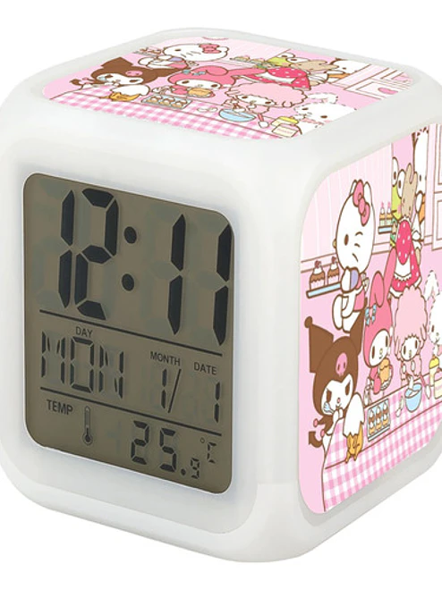 Reloj My Melody Hello Kitty Despertador Led Digital Grafimax 1