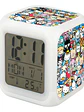 Reloj Hello Kitty Despertador Led Digital Luz Grafimax - Miniatura 1